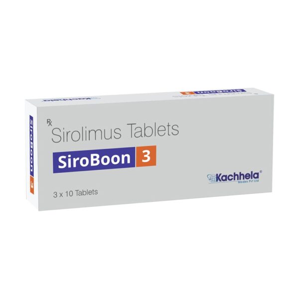 Generic Rapamycin - Siroboon 3mg Tablets