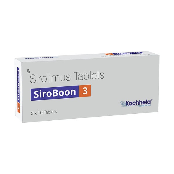 Generic Rapamycin - Siroboon 3mg Sirolimus Tablets