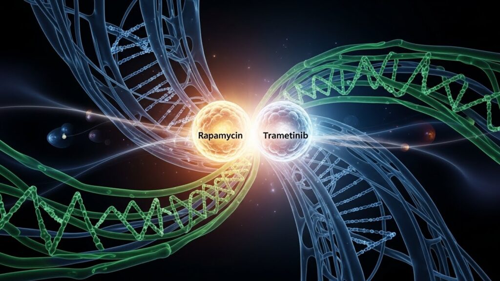 Rapamycin and Trametinib for Aging