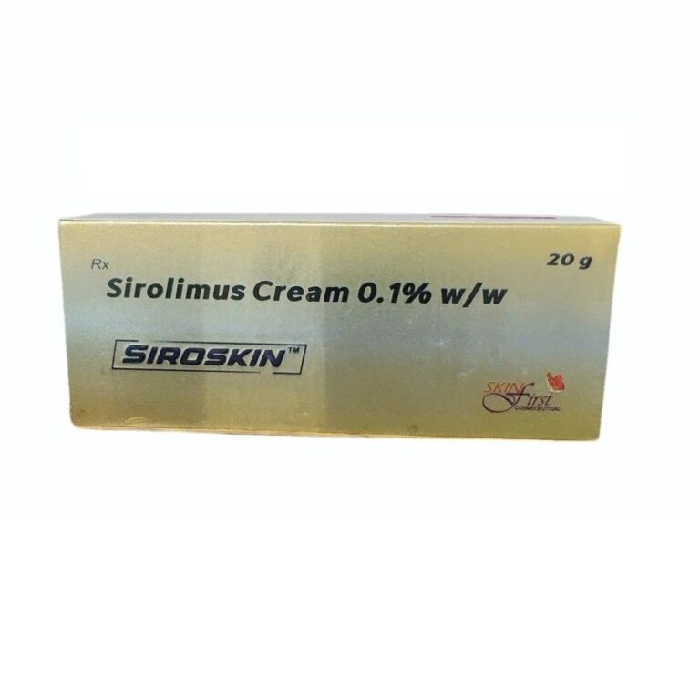 Buy Sirolimus Cream Online – Siroskin 0.1% Topical Rapamycin